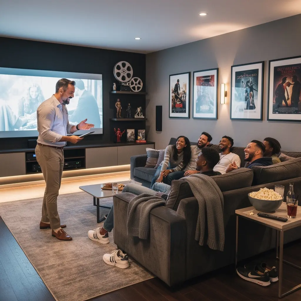 Mugav ja stiilne vannituba, kus on kasutatud kvaliteetseid materjale ja funktsionaalne disain.